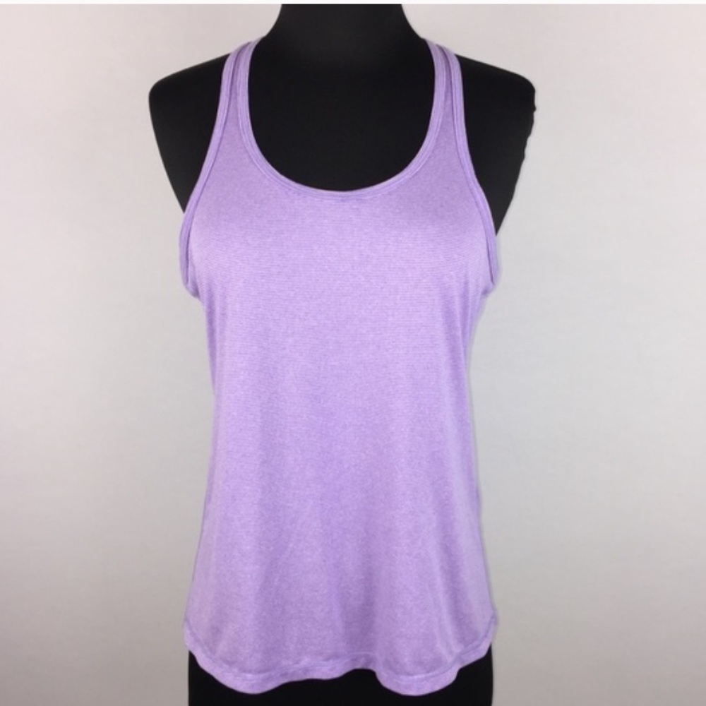 Z by Zella women’s activewear medium racerback tank purple stripes